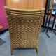 Pair of colonial wicker armchairs
