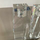 Set of 4 crystal candle holders from the 70s