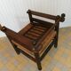 Lounge chair rope and wood