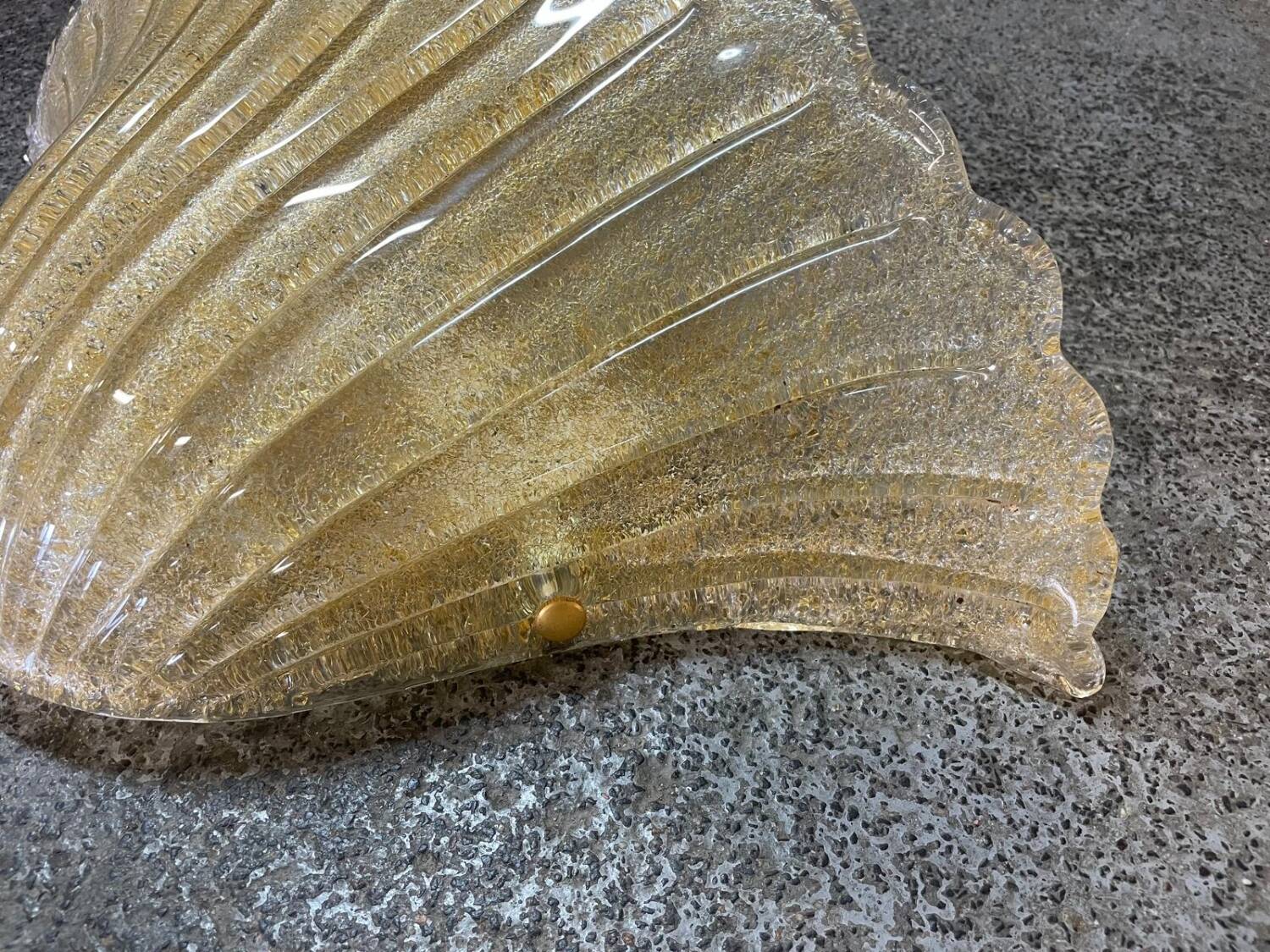 Pair of Murano glass wall lights