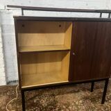 Vintage rosewood bar by Metalform from the 60s