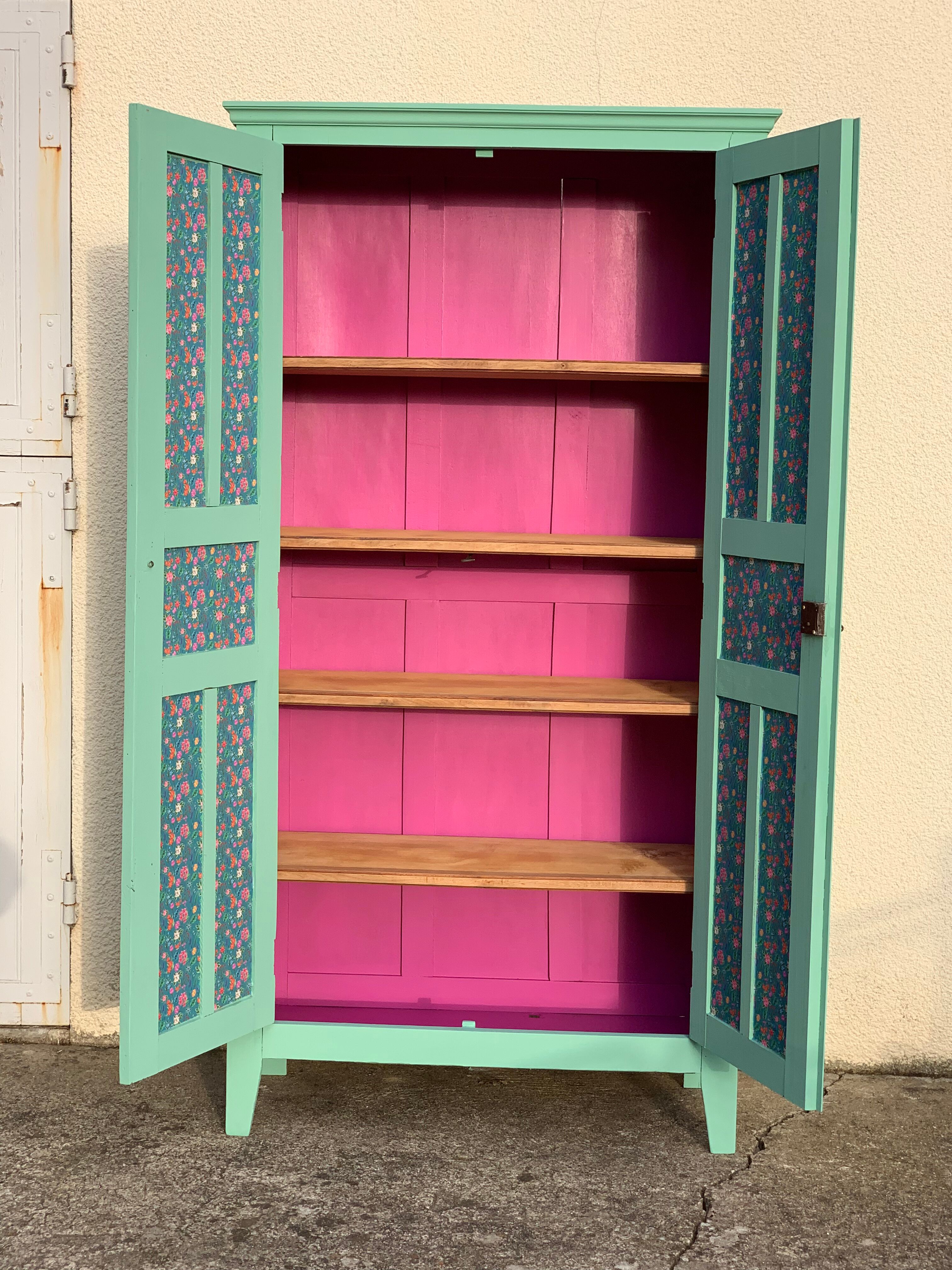 Parisian wardrobe art deco panel 1940