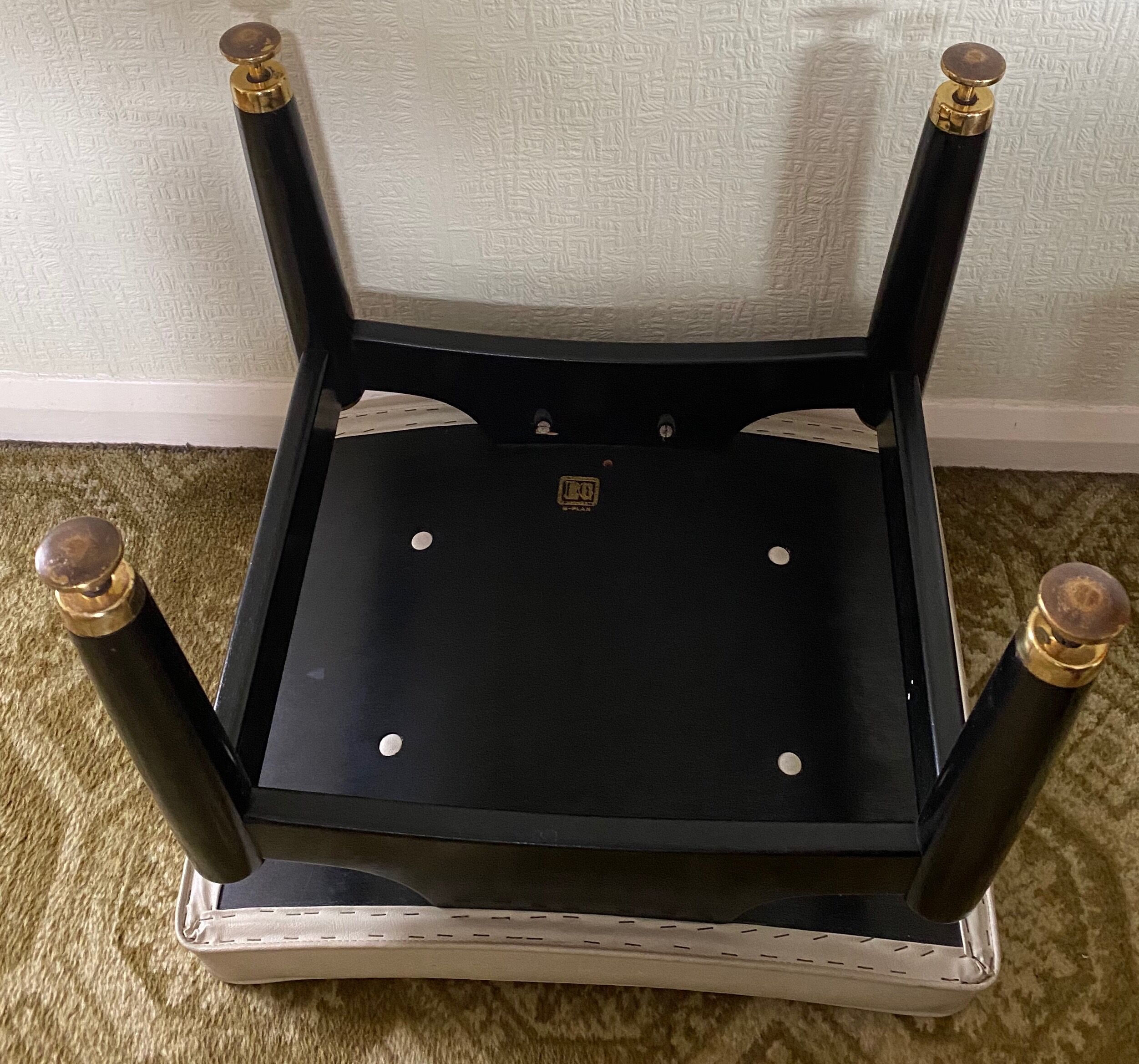 Dressing table stool designed by E Gomme for G-Plan, 1950s