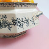 Large cut in the style of iron earth old earthenware (traces of time, see description)