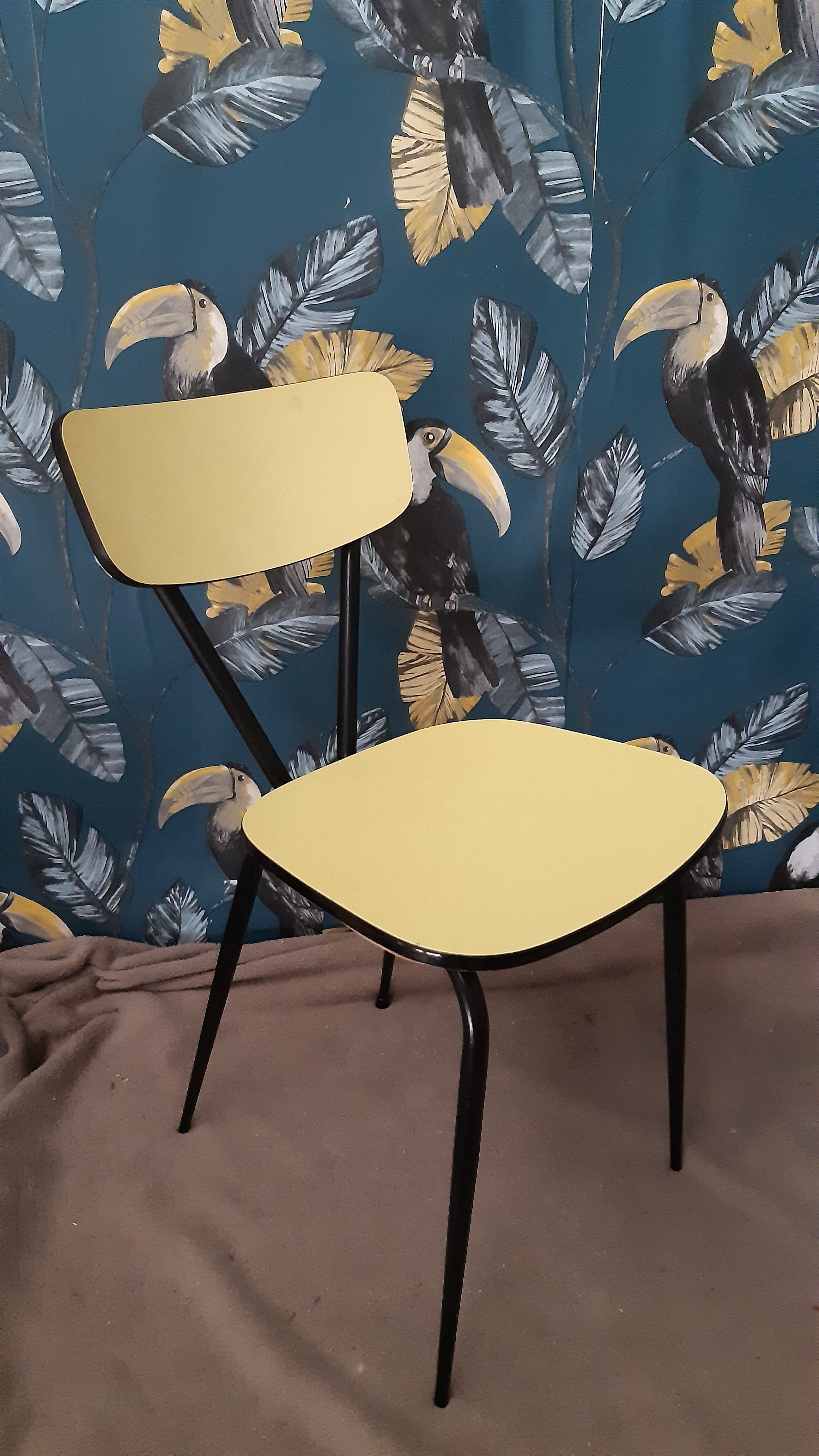 Pair of formica chairs