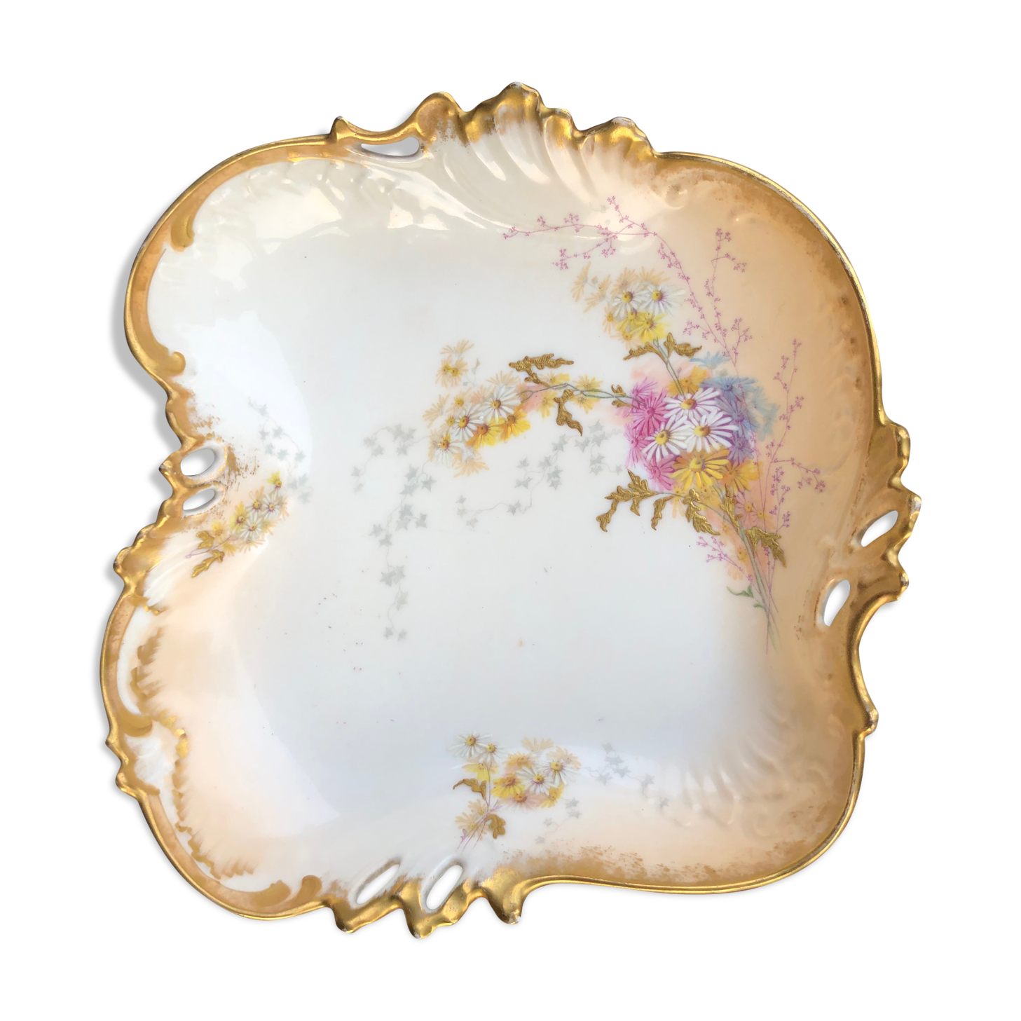 Plate Porcelaine Limoges signed