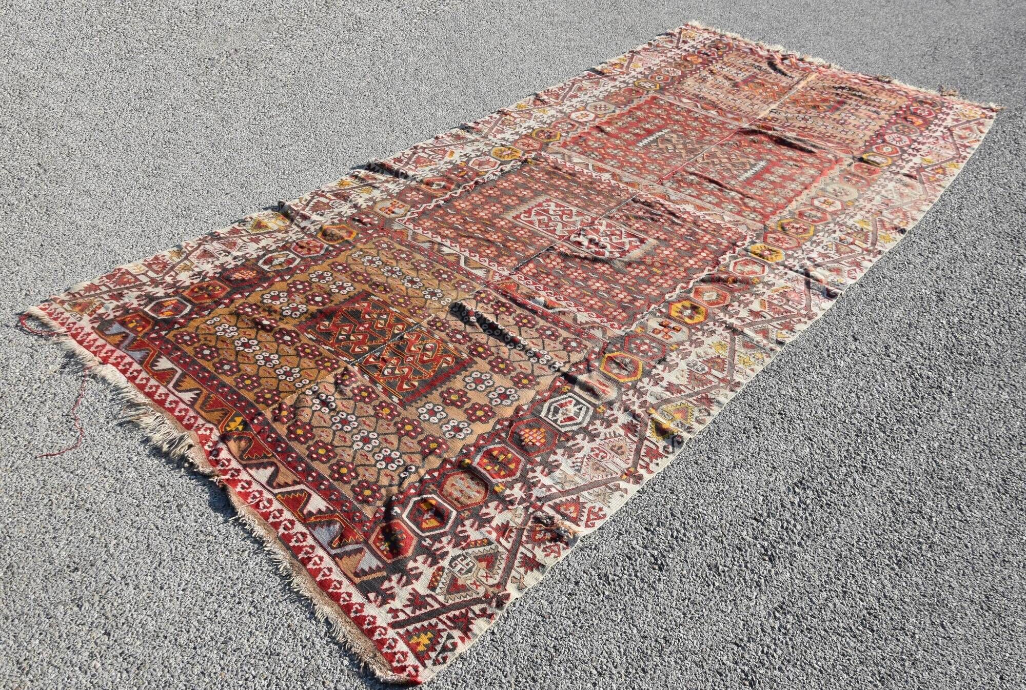 Kilim turkish papatyali avsar kayseri 192 x 403 cm