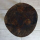 Vintage folk art tripod brutalist stool