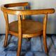 Children's chair in curved wood early 20th century
