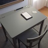 Baumann desk & chair 1950 color Lichen