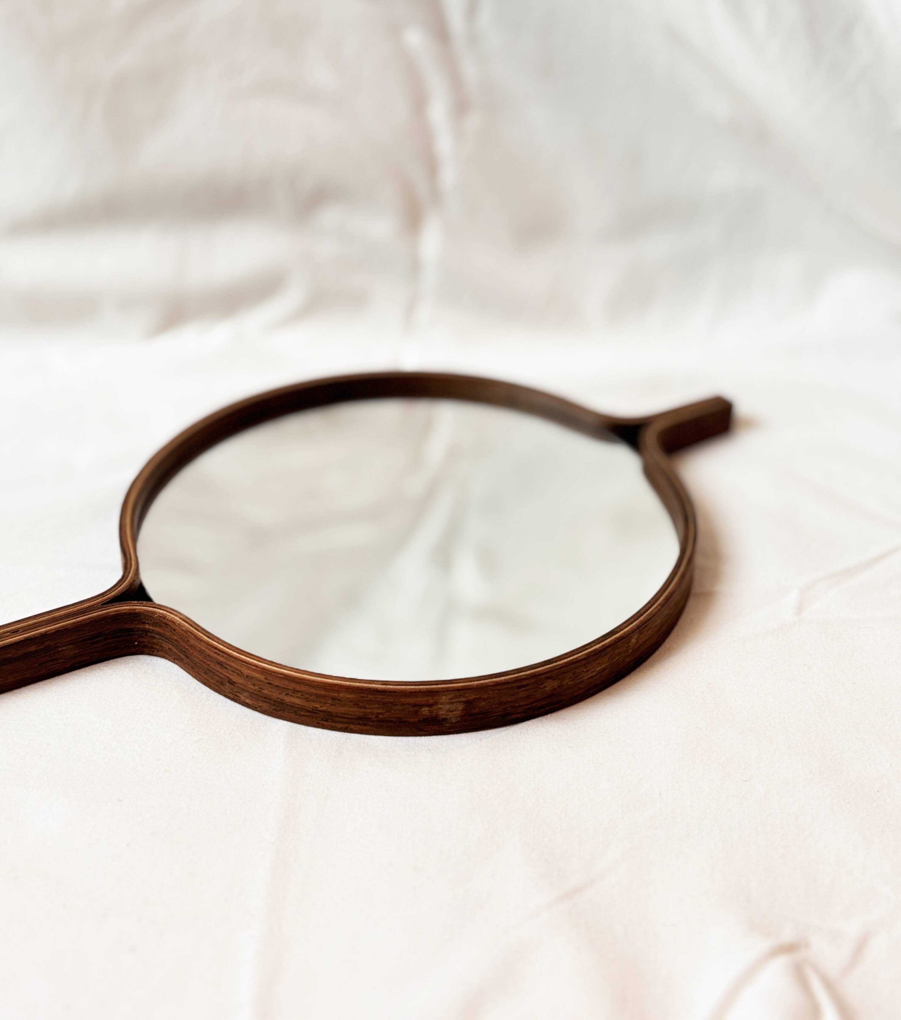 Double-sided Danish mirror, Bech & Starup for Den Permanente