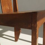 Art Deco modernist chair in solid oak from the 1930s/40s