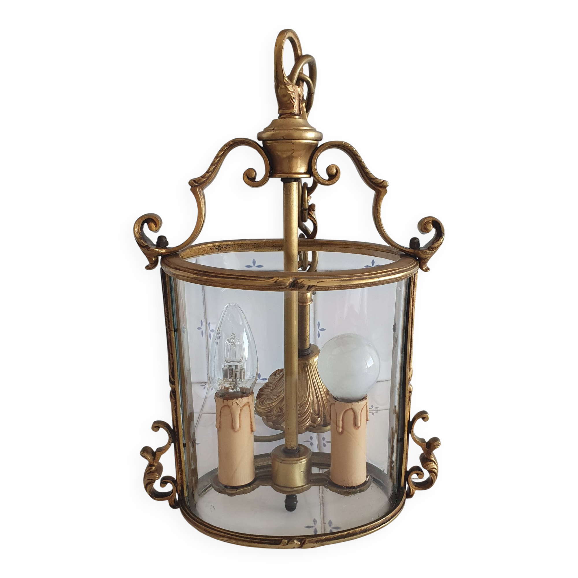 Louis XV style oval lantern from the 20th century