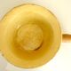 Frying pan, old caquelon, yellow glazed earthenware from the south of France.