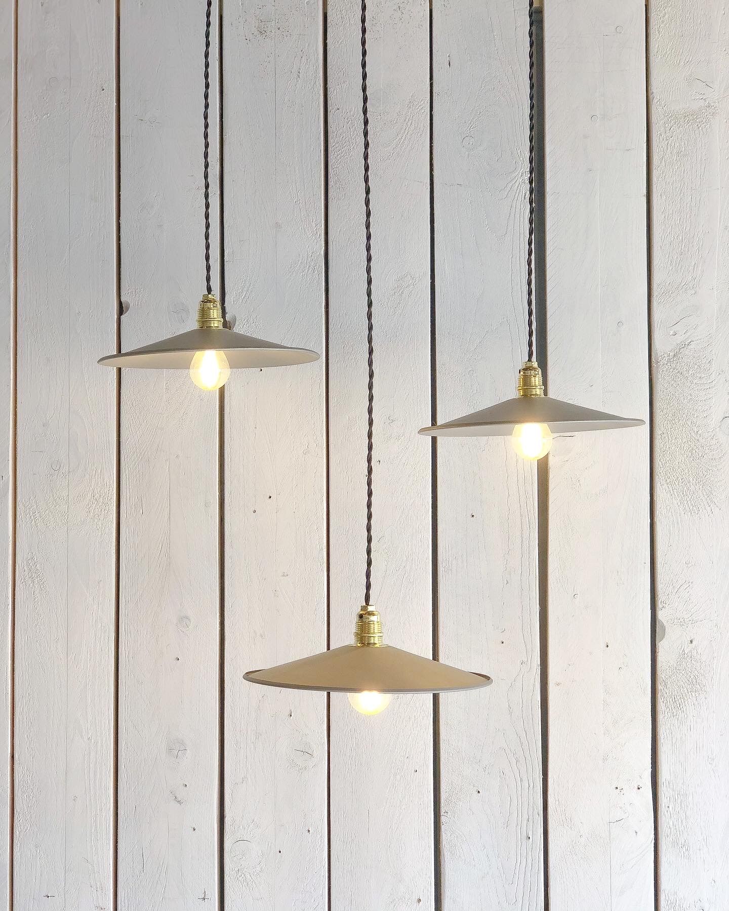 Grey military suspension lamp