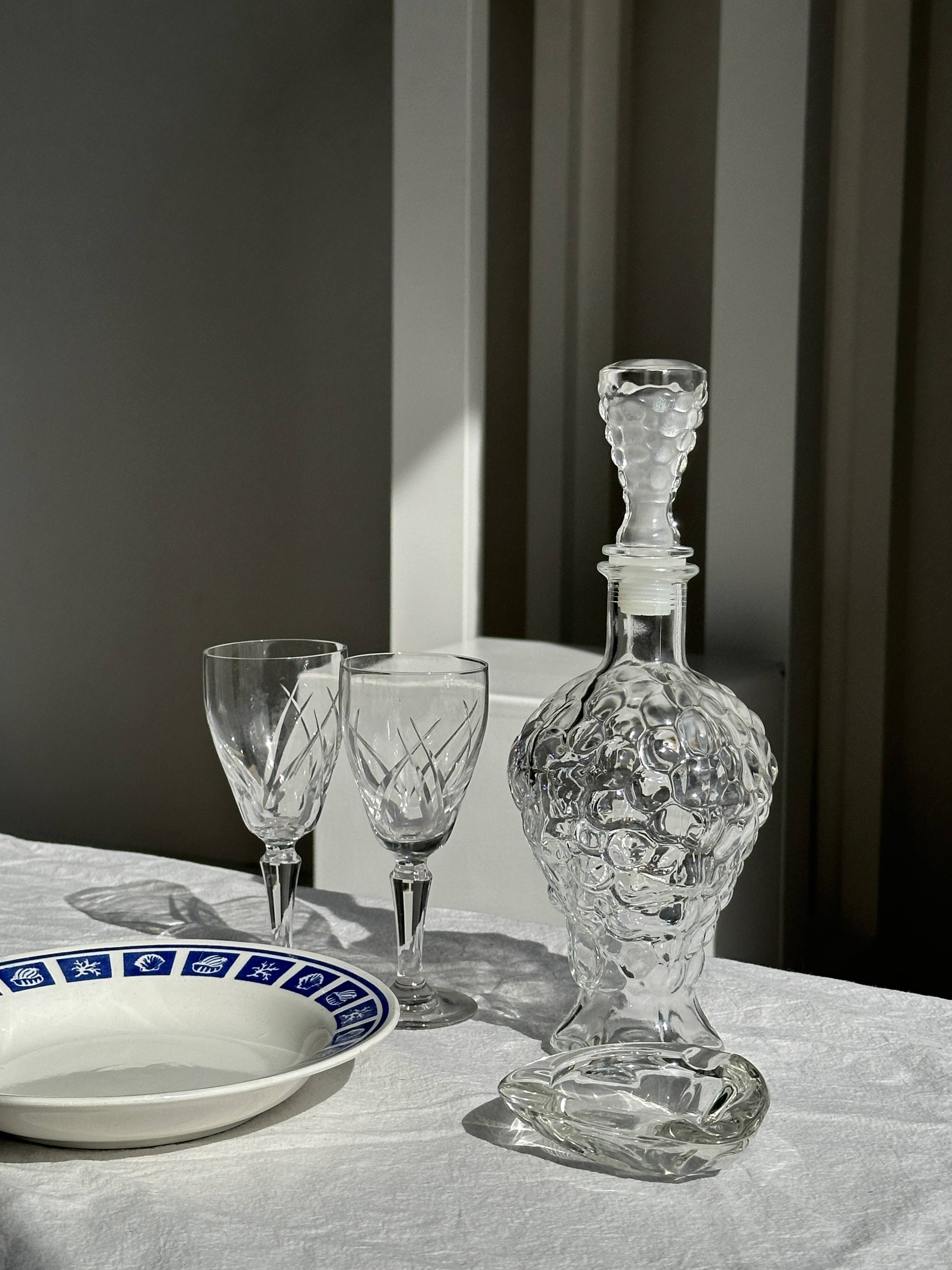 Small triangular glass ashtray France Reims