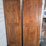 Paire de portes de placard ancienne