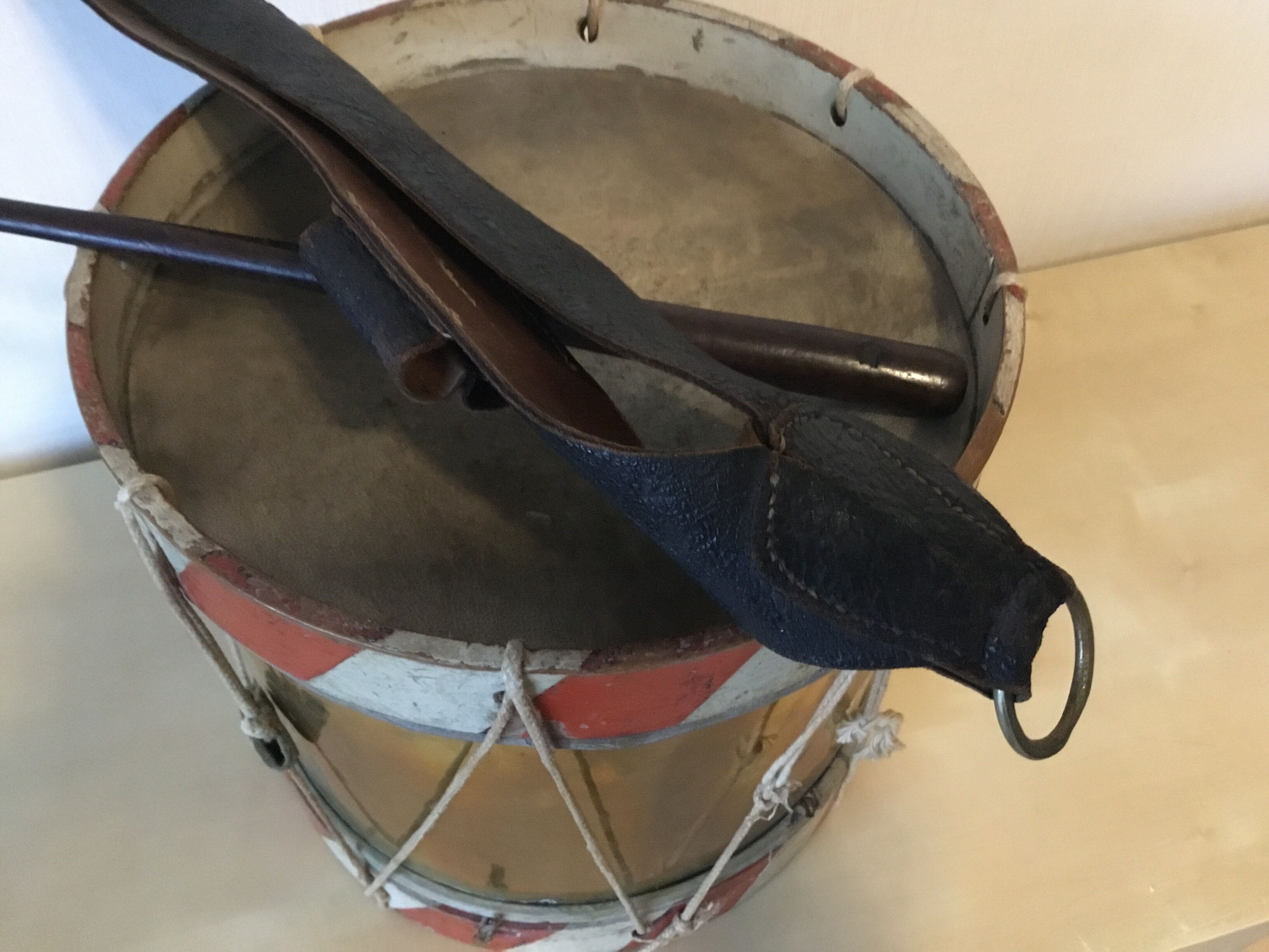Old circus drum