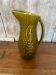 Old pitcher sarreguemines green ceramic vintage vine decor