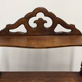 19th century mahogany wall shelf