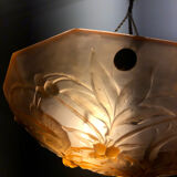 Suspension ancienne opaline