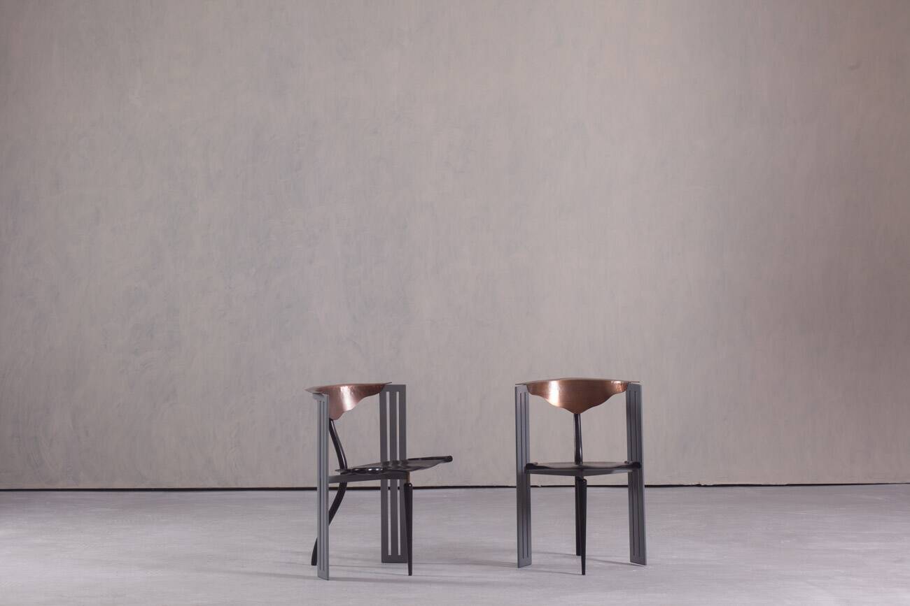 Postmodern Ota Otanek chair by Borek Sipek for Vitra, Germany 1990s set of 2