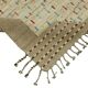 Handwoven Tribal One of a Kind 280 cm x 368 cm Beige Wool Carpet