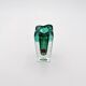Brutalist Soliflore Vase Schott Zwiesel Crystal Ice Glass 13cm