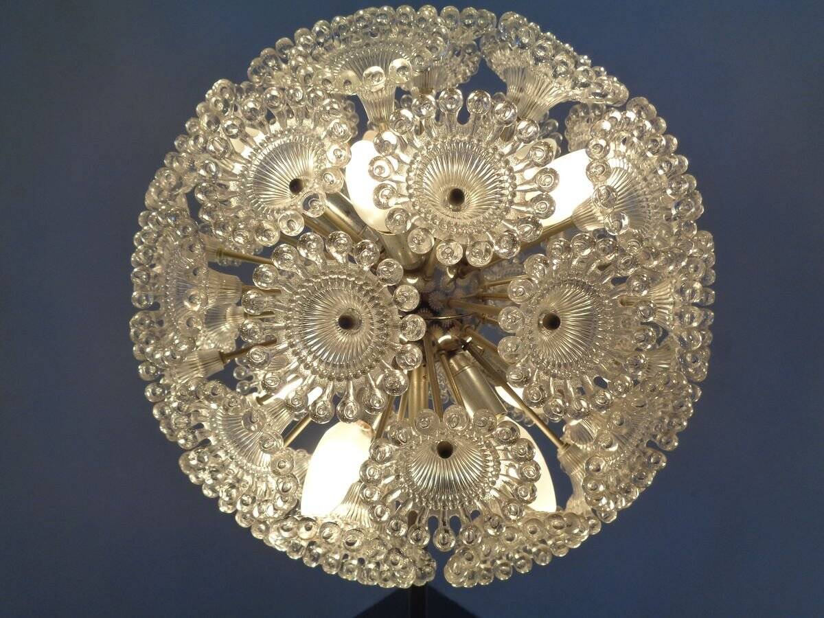 Floor lamp with tulip base from Sölken Leuchten, 1960s.