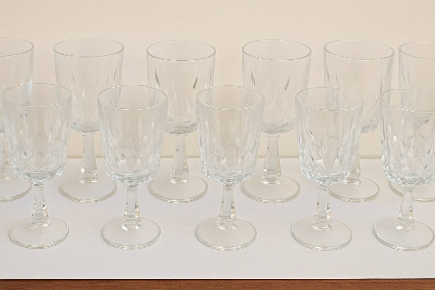 70s stemmed glasses