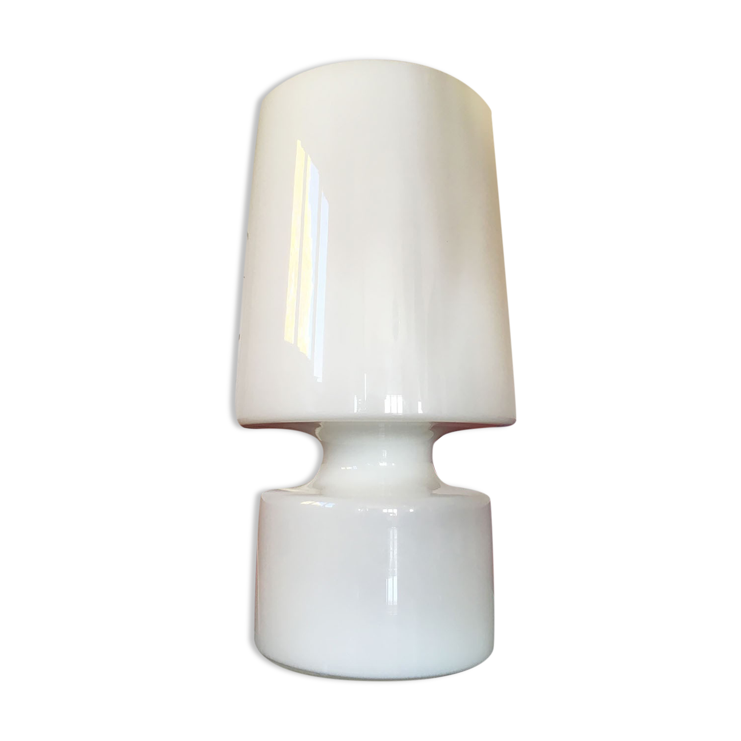 Beautiful and large Vistosi lamp from the 70's vintage italy murano