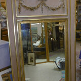 Fireplace mirror Louis XVI style trumeau 103x149cm