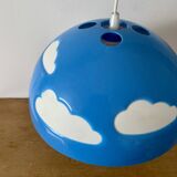 Vintage ikea Skojig blue pendant light