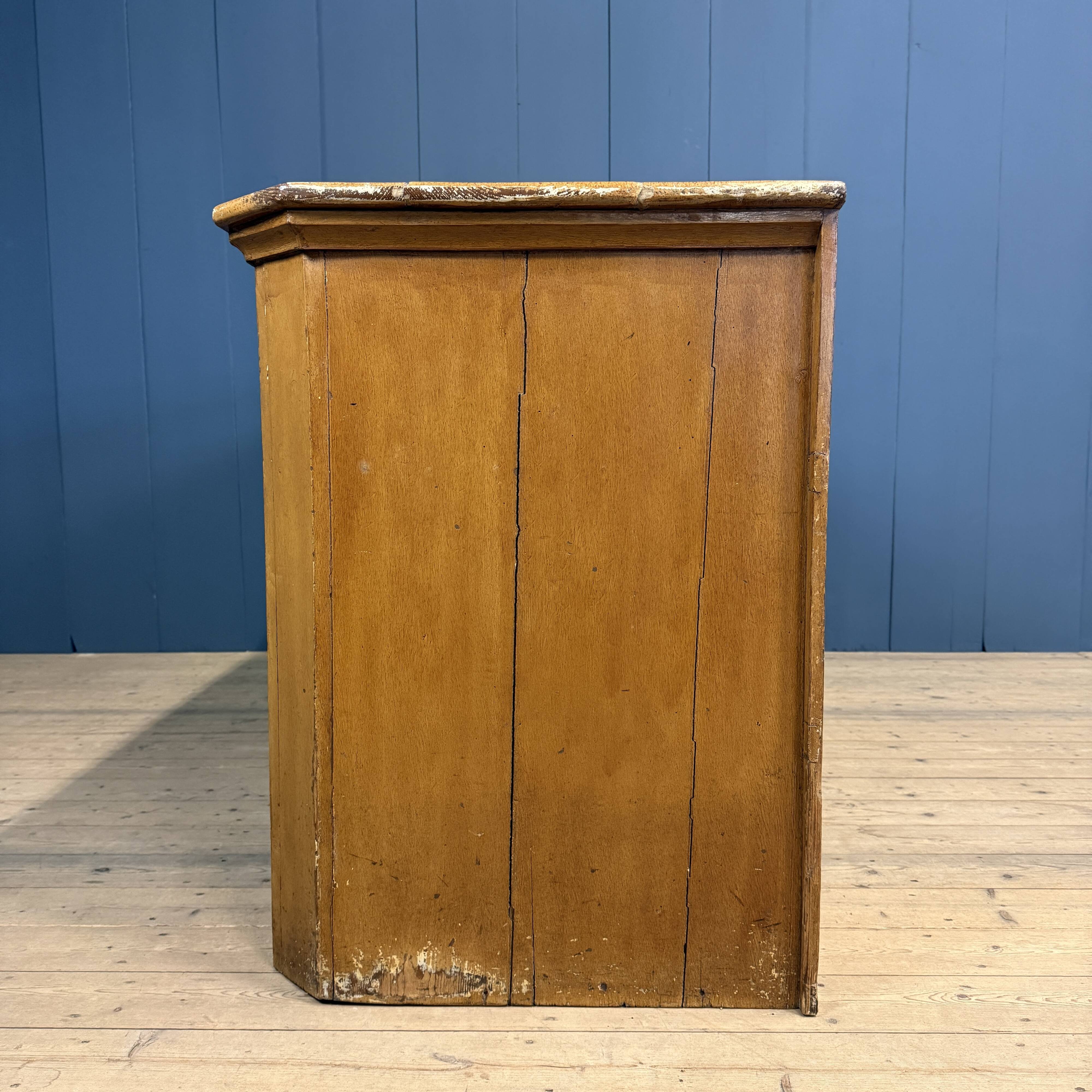 Antique painted Dutch counter