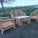 Salon de jardin en rotin