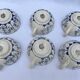 Set of 6 Copenhagen coffee cups Boch Frères