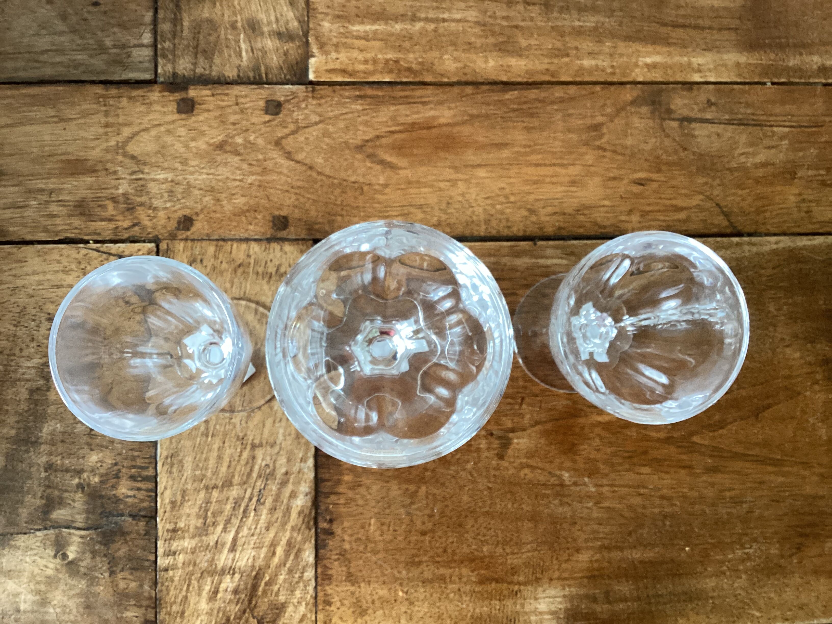 18 glasses Cristal D'Arques Paris model Rambouillet