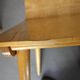 Set of 4 vintage wooden dining chairs in mid-century modern style, Europe, 1970s.