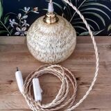 Clichy glass globe lamp