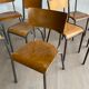 Set of 10 mismatched industrial chairs vintage mullca