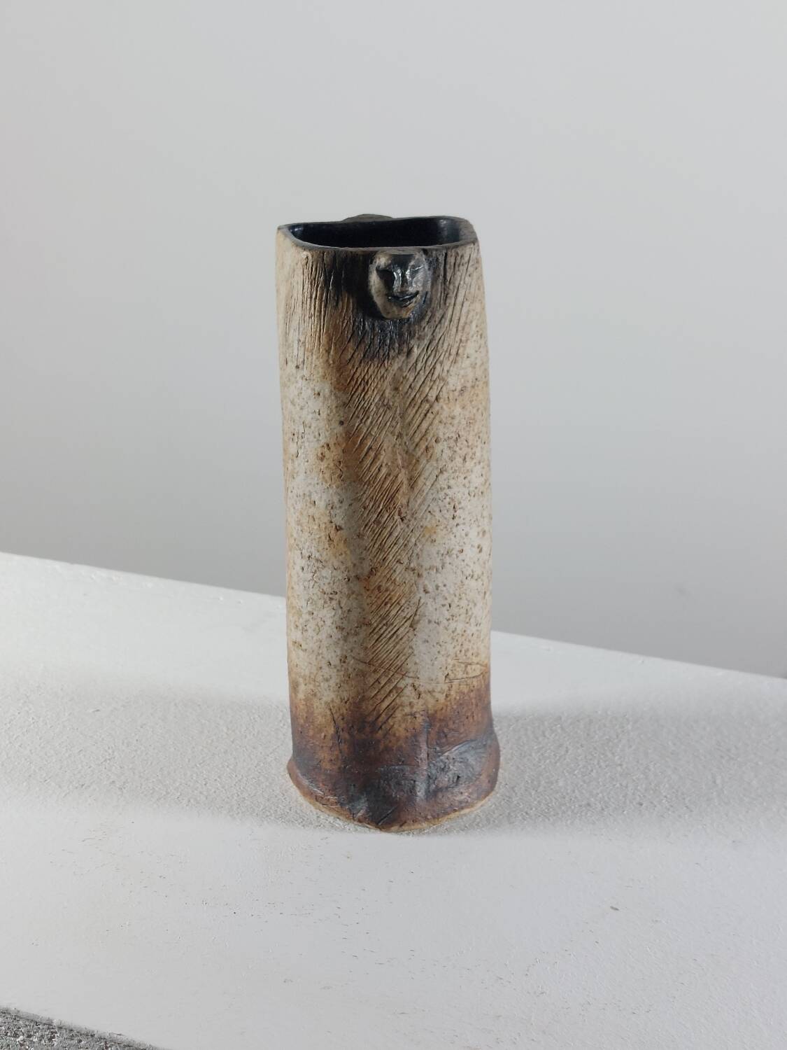 Vintage mid-century handmade ceramic vase