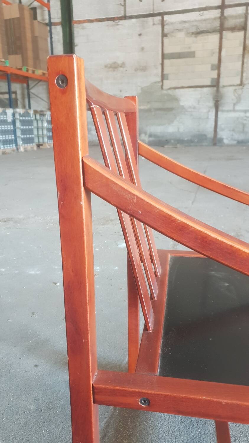 Paire de fauteuils scandinave 1980