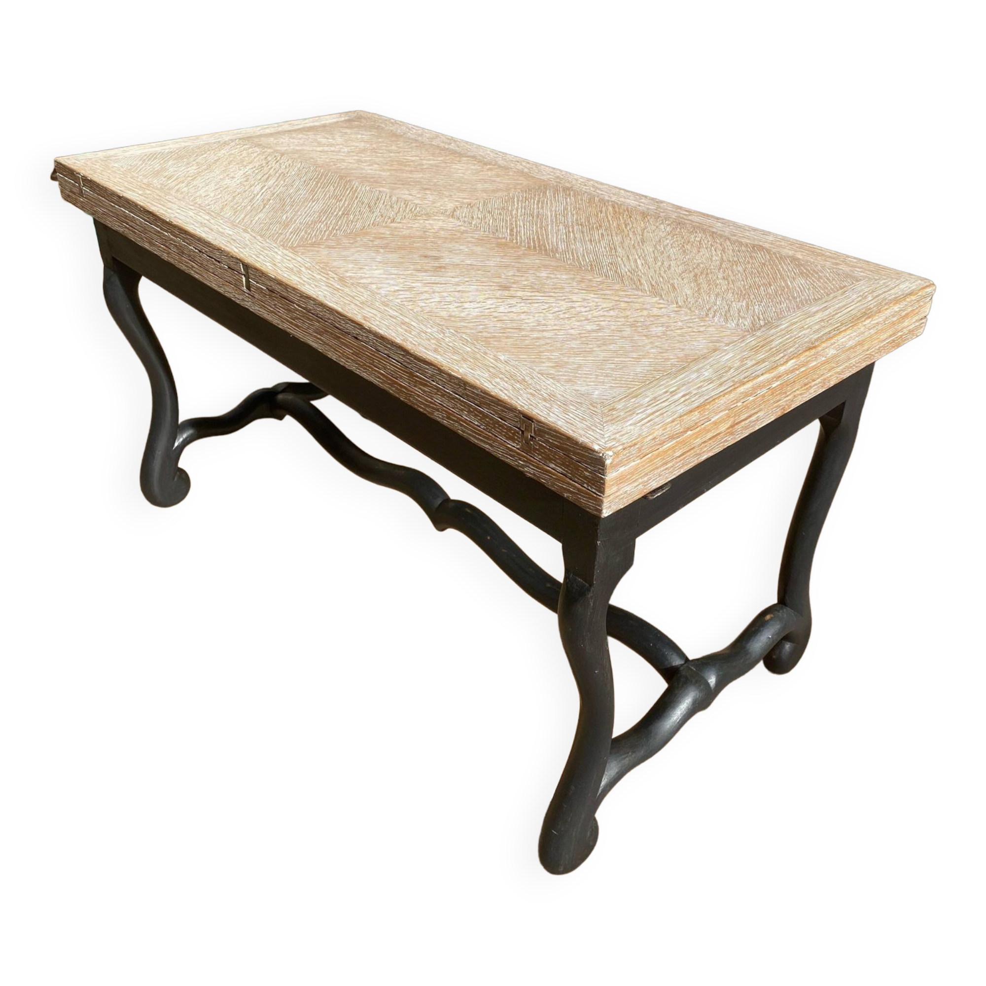 Table à système de un à trois plateaux vers 1950