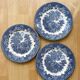 3 English dinner plates
