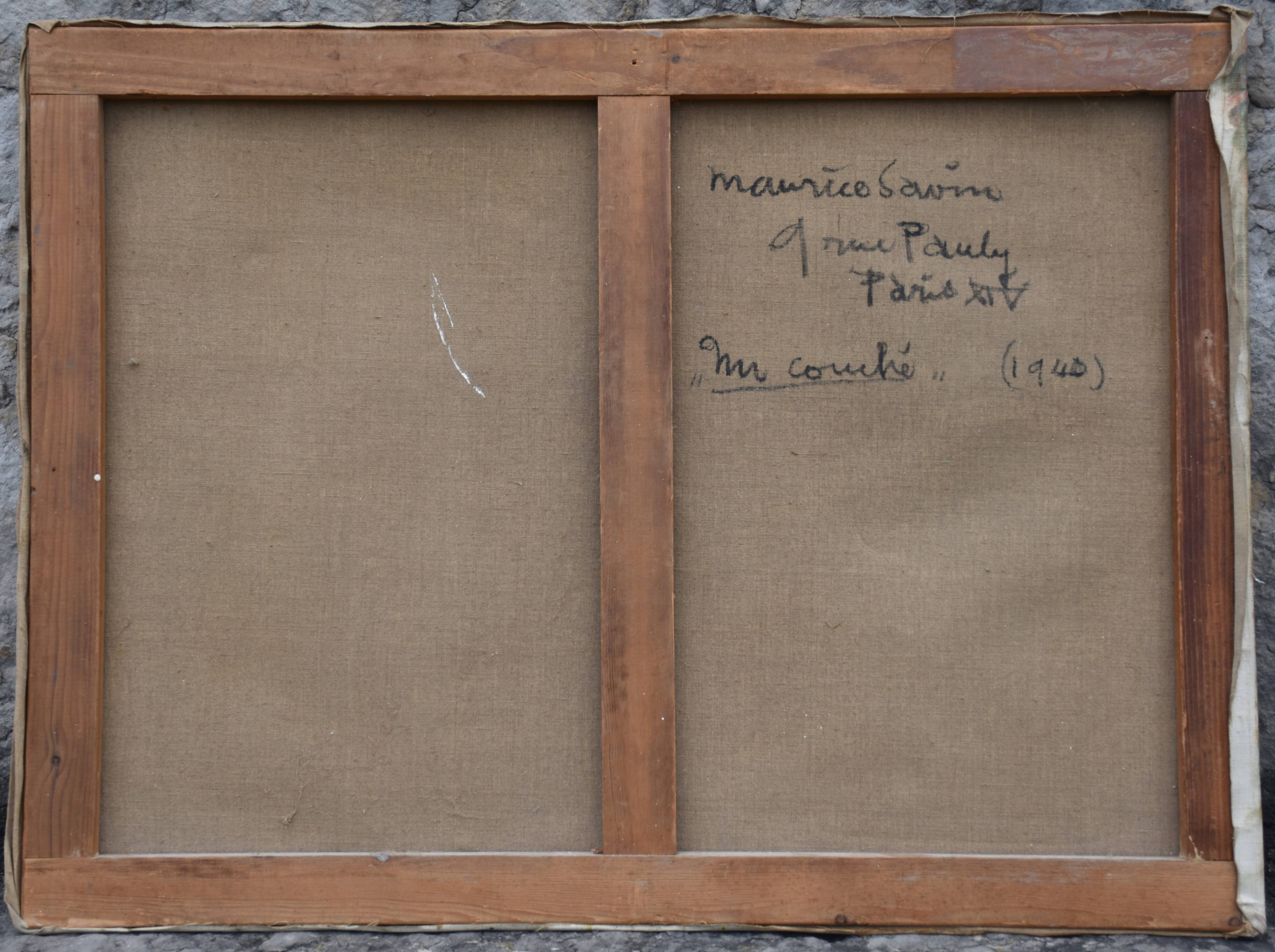 Maurice Savin, Nude Reclining (1940)