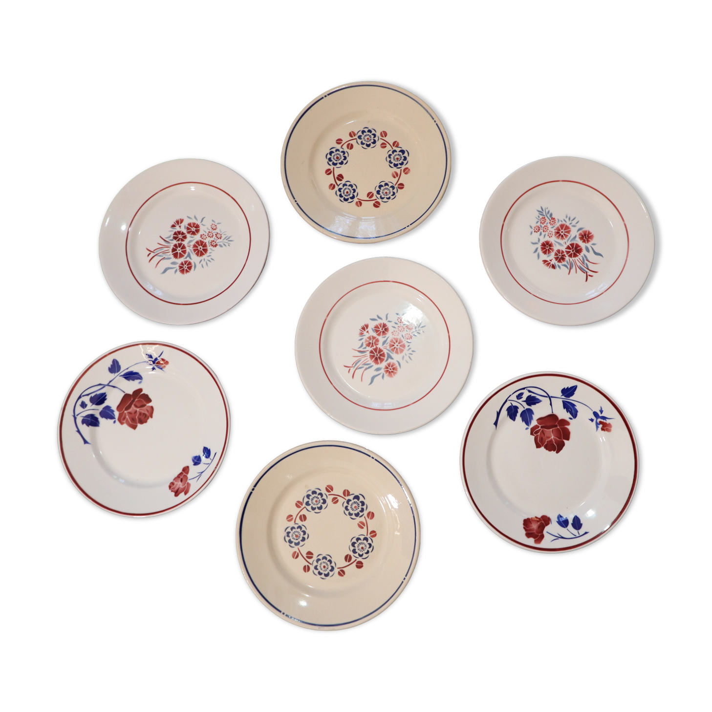 Assiettes à dessert badonviller