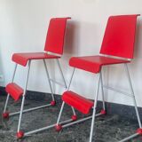 Paire de chaises hautes enfants IKEA Niels Gammelgaard 1990