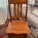 Solid wood ladder chair