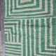 Handmade natural wool rug, size 140 x 260 cm.