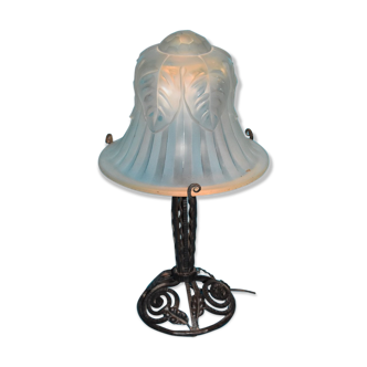 Lampe champignon à poser art déco